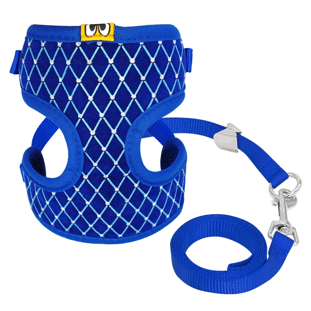 Cat Dog Harness and Leash Set Pet Puppy Mesh Vest Harness Breathable For Small  Dogs Chihuahua Yorkies Poodle